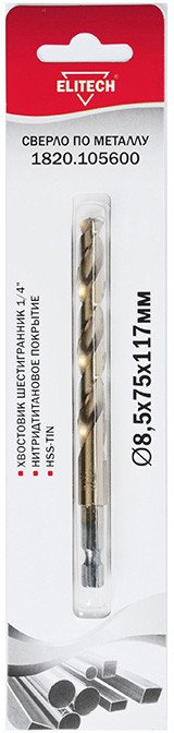 

Сверло ELITECH 1820.105600