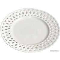 Тарелка десертная AksHome Delicate 20x2 см (белый)