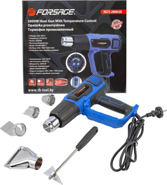 

Промышленный фен FORSAGE F-HG75-2000LED