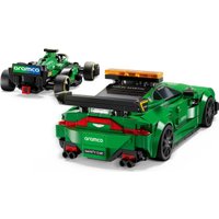 Конструктор LEGO Speed Champions 76925 Гоночные автомобили Aston Martin Valkyrie AMR Pro и Aston Martin Vantage GT3