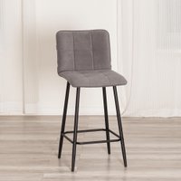 Стул TetChair Bari велюр (серый)