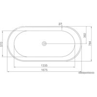 Ванна AquaStone Бали 150x75 в Могилеве