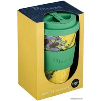 Многоразовый стакан Ecoffee Cup Ирисы 0.4л