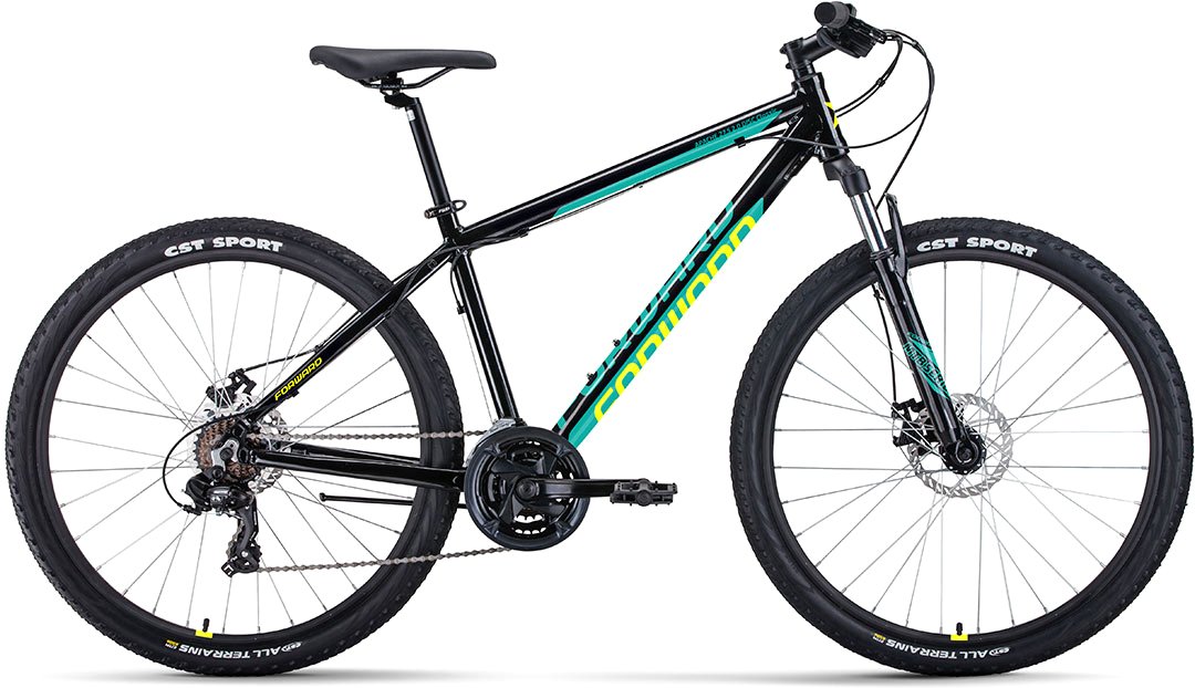 

Велосипед Forward Apache 27.5 2.0 D Classic р.17 2022 (черный/желтый)