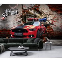 Фотообои ФабрикаФресок Форсаж. Ford Mustang. Форд Мустанг. Для Гаража 1054270 (400x270)