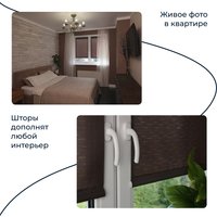 Рулонные шторы Franc Gardiner Shantung 65x160 9403218687 (шоколад)