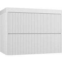  Symbolite Тумба под умывальник Стокгольм 80 Classic Push 2 ящика + Andrea Classic 80x45x15.4 (подвесная, белый рифленый софт) в Барановичах