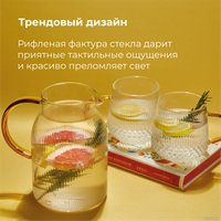 Заварочный чайник Makkua Ribbed Glassware RT1200
