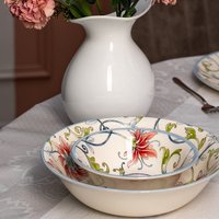 Тарелка глубокая Grace By Tudor England Botanical Spiral GR04-20.3SPL