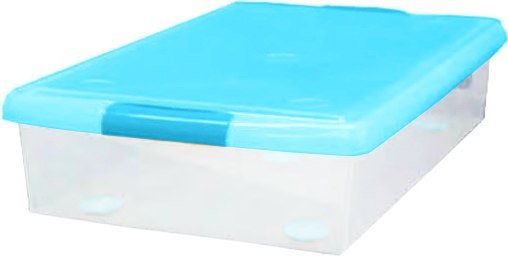 

Коробка для хранения IRIS Thin Box UG-725B (34л, прозрачный-голубой)