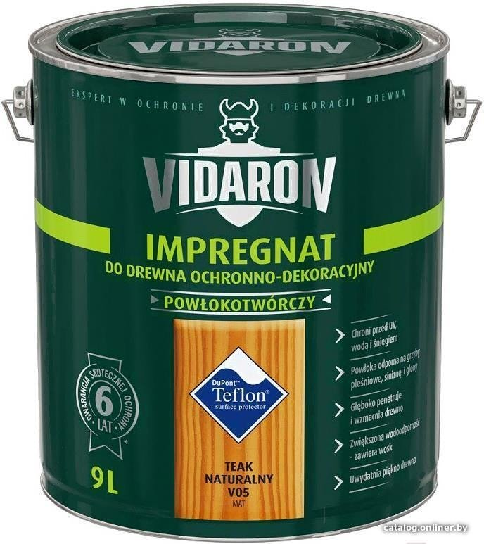 Пропитка Vidaron Impregnant V05 9 л (натуральный тик)