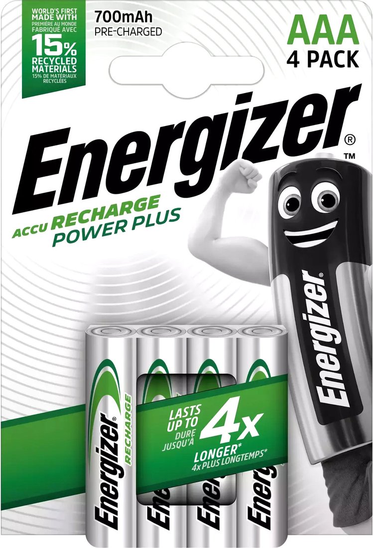 

Аккумулятор Energizer Power Plus R03 700mAh (4 шт)
