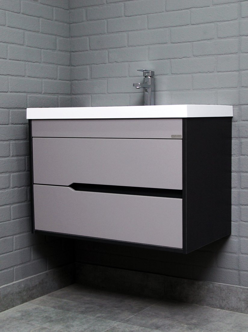 

Домино Тумба под умывальник Unit 80 Karat В2 (серый тауп)