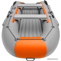 Моторная лодка Roger Boat Trofey 3300 (без киля, серый/оранжевый)
