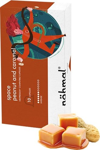 Кофе в капсулах Nohmal Nespresso Space Peanut and Caramel 10 шт