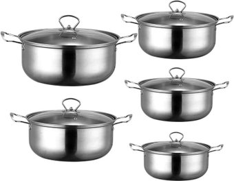 Набор кастрюль Sundays Home Y-2510307 (5шт)