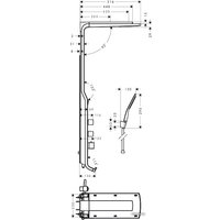 Душевая панель Hansgrohe Raindance Lift (27008400)