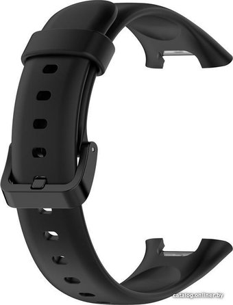 Ремешок Rumi силиконовый для Xiaomi Smart Band 7 Pro (черный)