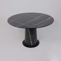 Кухонный стол Lepremo AV 1317 HPL+МДФ 1200 (черный тунис/черный)