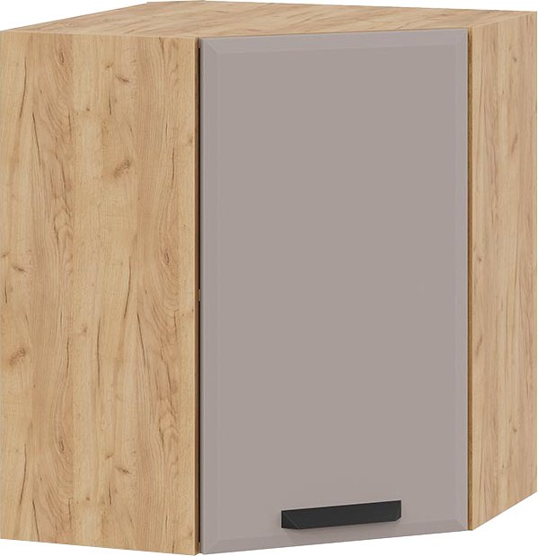 

Шкаф навесной Трия Тиана 1В6У (дуб крафт золотой/мокко супермат)