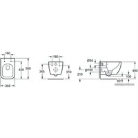 Унитаз подвесной Lavinia Boho One Rimless 3302103R (без сиденья)