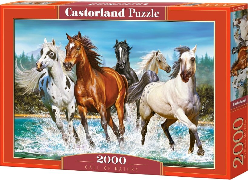 

Пазл Castorland Бегущие лошади