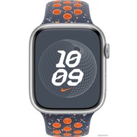 Ремешок Apple Nike Sport Band MUV93 (45 мм, синее пламя, размер M/L)