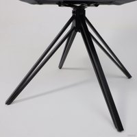 Стул с подлокотниками AksHome Connor (темно-бежевый велюр TYN997-18/черный)