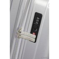 Чемодан-спиннер American Tourister Geopop Metallic Silver 55 см