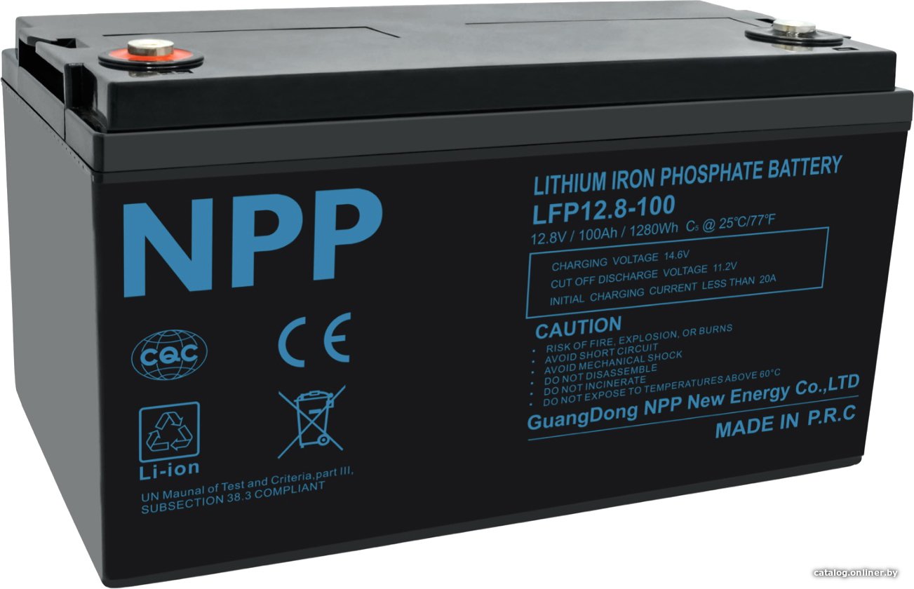 Аккумулятор для ИБП NPP LFP12.8-100Ah 12.8V 100Ah