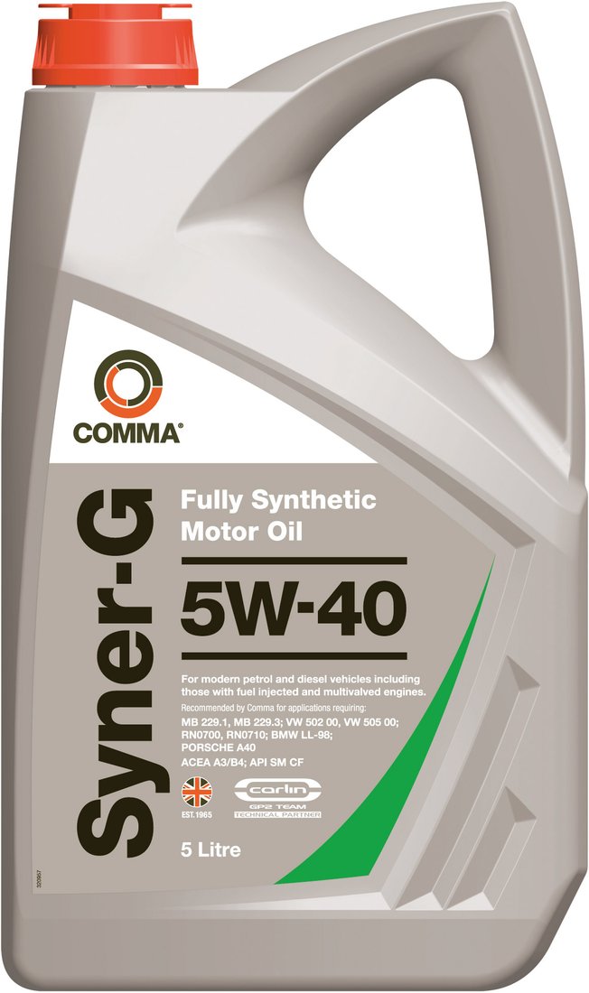 

Моторное масло Comma Syner-G 5W-40 5л