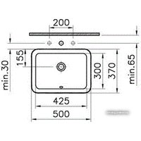 Умывальник Vitra S20 5474B003-0618