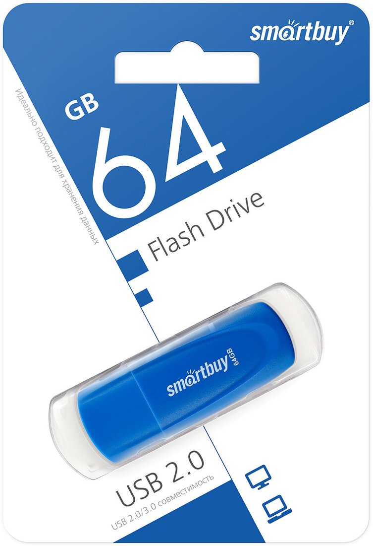 

USB Flash SmartBuy Scout 64GB (синий)