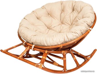 Кресло-качалка Мир Ротанга Papasan 23/01D (коньяк)