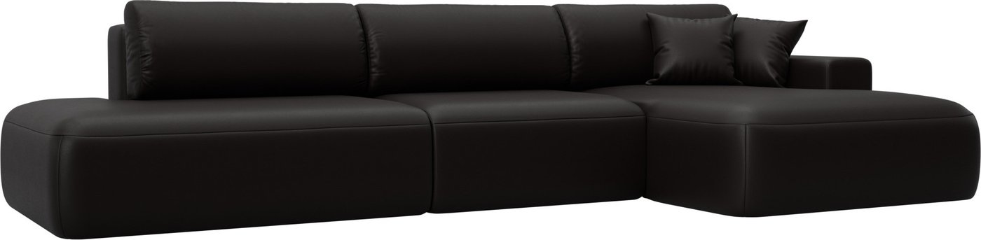 

Угловой диван Лига диванов Лига-036 НПБ Модерн Лонг правый 127750 (экокожа Grifon 12 коричневый)