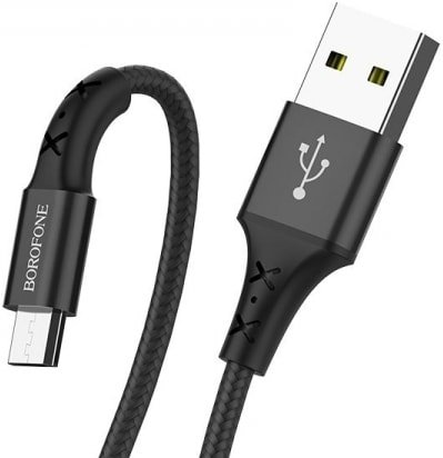 

Кабель Borofone BX20 microUSB 1 м (черный)