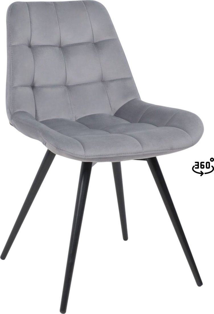 

Стул Алвест AV 405 (поворотный (темно-серый бархат H-15/черный)