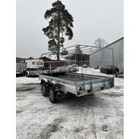 Двухосный прицеп AvtoS A40U2B (4000x2000x300, R16, ресс. 3302 ГАЗ-2лист, тент 800мм)