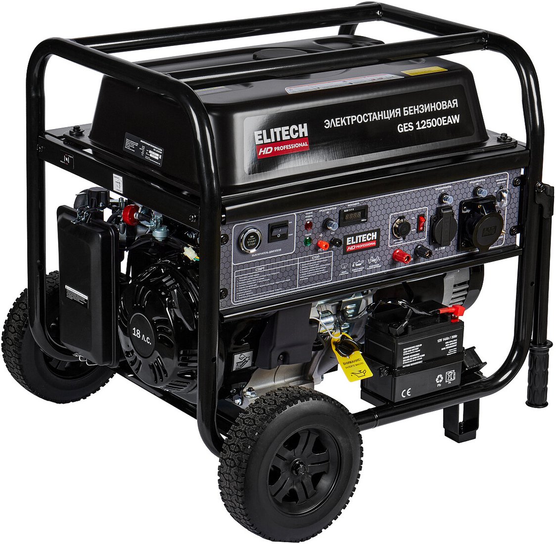 

Бензиновый генератор ELITECH GES 12500ЕAW