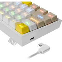 Клавиатура Redragon Fizz (белый/бежевый)