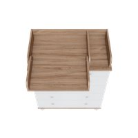 Детский комод Incanto Oskar V 800/5 PK-0004/1 (дуб/белый)