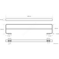 Держатель для полотенца Bemeta 139104052 (хром)