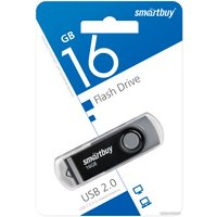 USB Flash SmartBuy Twist 16GB (черный)