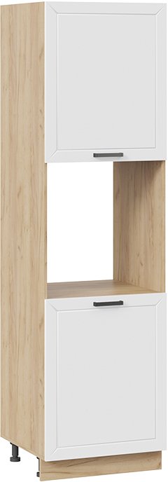 

Шкаф напольный Трия Лорас 1П6 (дуб крафт золотой/холст белый)