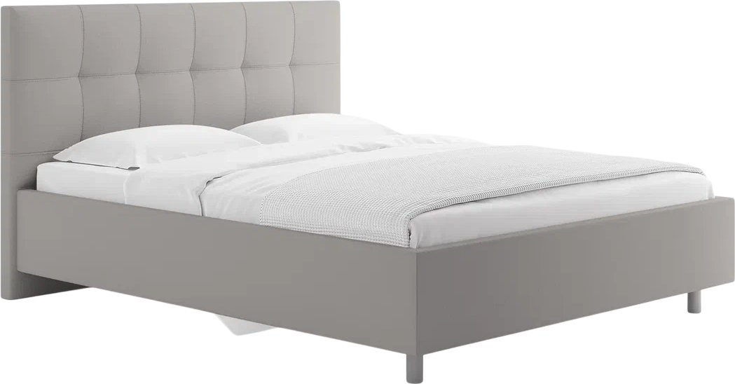 

Кровать Сонум Леон 90x200 (велутто бежевый)