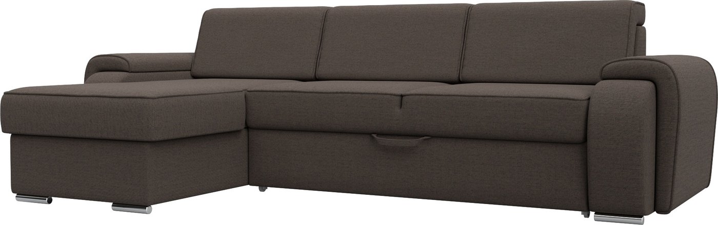 

Угловой диван Лига диванов Лига-025 левый 122888L (рогожка амур коричневый)