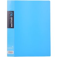 Папка для бумаг Deli Rio 5032 с файлами (голубой)