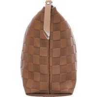 Косметичка Dewal Beauty Шашки BG-332 (коричневый)