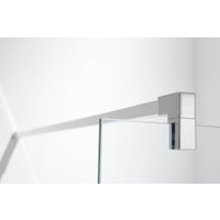 Душевая стенка Aquatek 100x200 AQ WIW 10020CH (хром/прозрачное стекло)