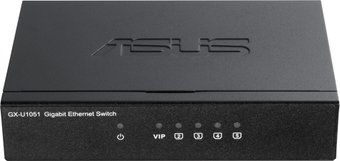 Неуправляемый коммутатор ASUS GX-U1051